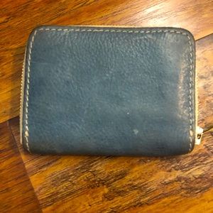 Small Zip Leather Wallet